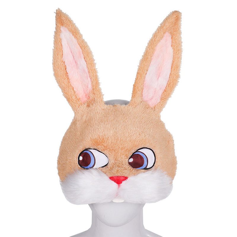 Easter Rabbit Mask Cosplay Plush  Masks Helmet Masquerade Halloween Party Costume Props