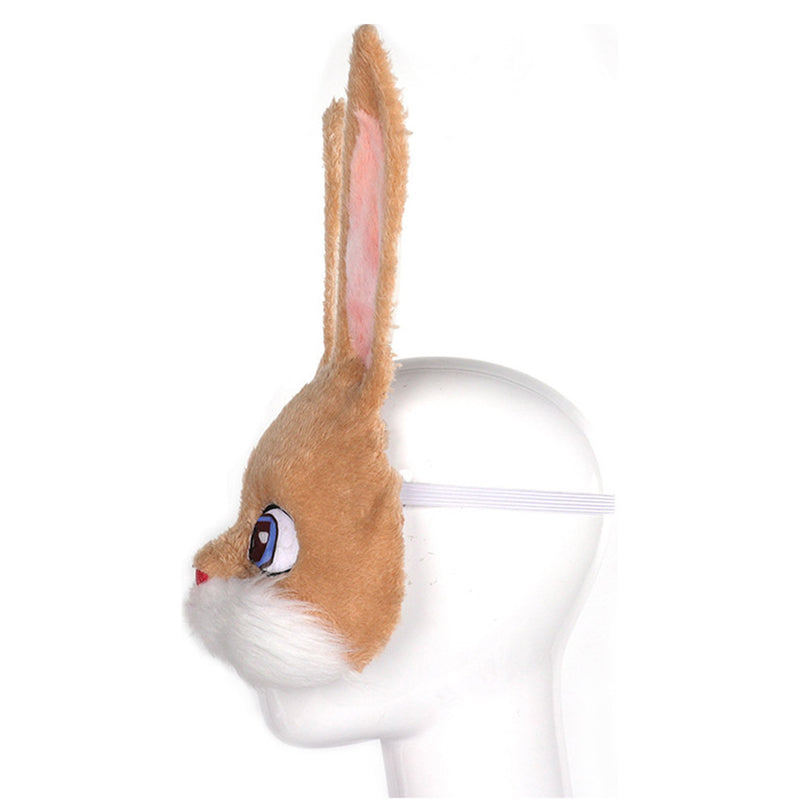 Easter Rabbit Mask Cosplay Plush  Masks Helmet Masquerade Halloween Party Costume Props