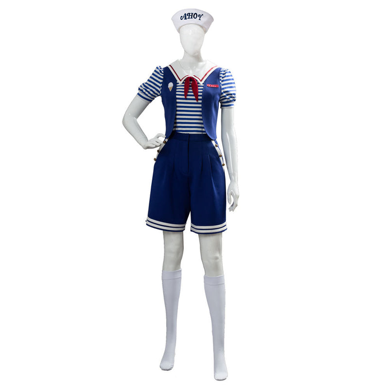 VeeGet VeeGet Stranger Things 3 Scoops Ahoy Robin Cosplay Costume Adult