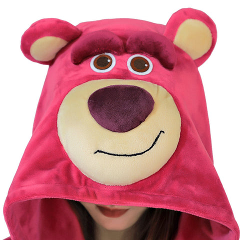 VeeGet VeeGet Toy Story 3 Lotso Strawberry Bear Pajama Sleepwear Christmas Halloween Cosplay Costume