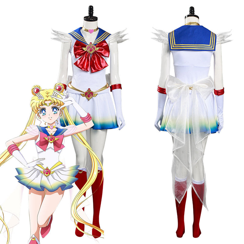 VeeGet VeeGet Sailor Moon Eternal Tsukino Usagi Dress Halloween Carnival Suit Cosplay Costume