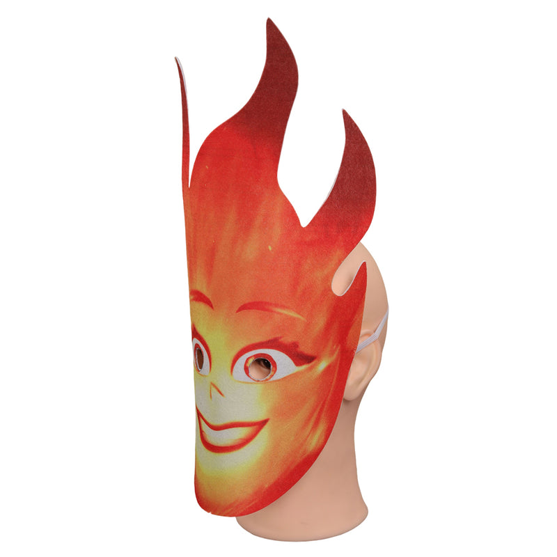 Elemental mask Mask Cosplay Latex Masks Helmet Masquerade Halloween Party Costume Props Ember