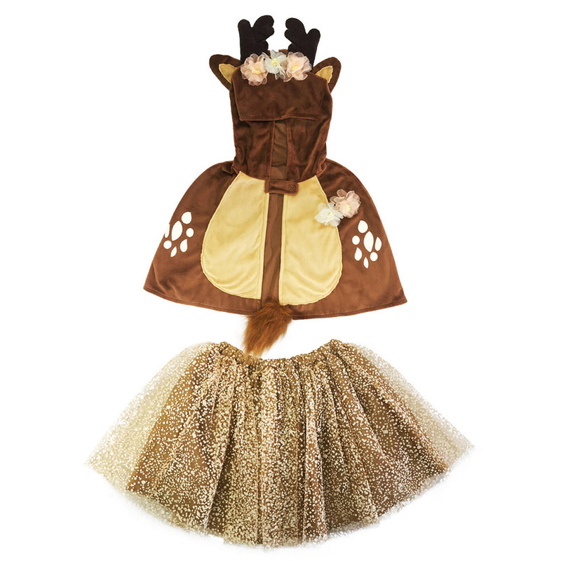 Elk Christmas girl‘s dress Cosplay Costume Outfits Halloween Carnival Suit