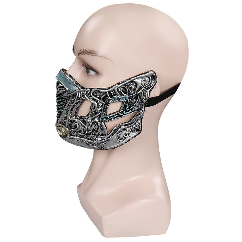 SeeCosplay Mortal Kombat Sub-Zero Mask Masquerade Halloween Costume Props Cosplay Latex Masks Helmet