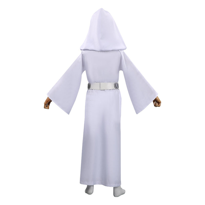 VeeGet VeeGet Star Wars Leia Princess Kids Children Halloween Carnival Suit Cosplay Costume