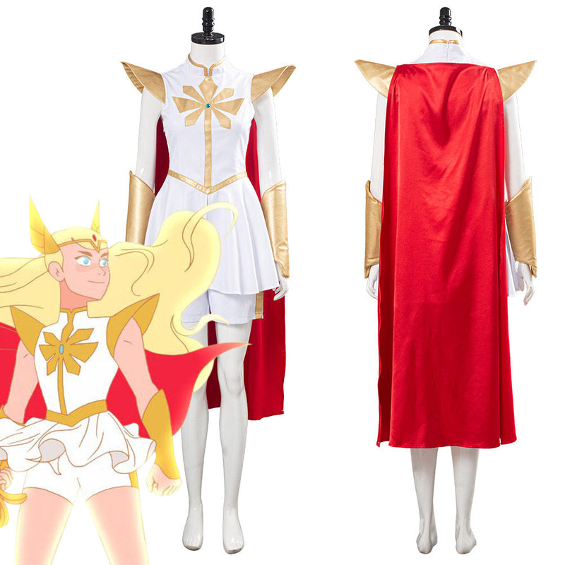 VeeGet VeeGet She-Ra and the Princesses of Power She-Ra Women Dress Halloween Cosplay Costume