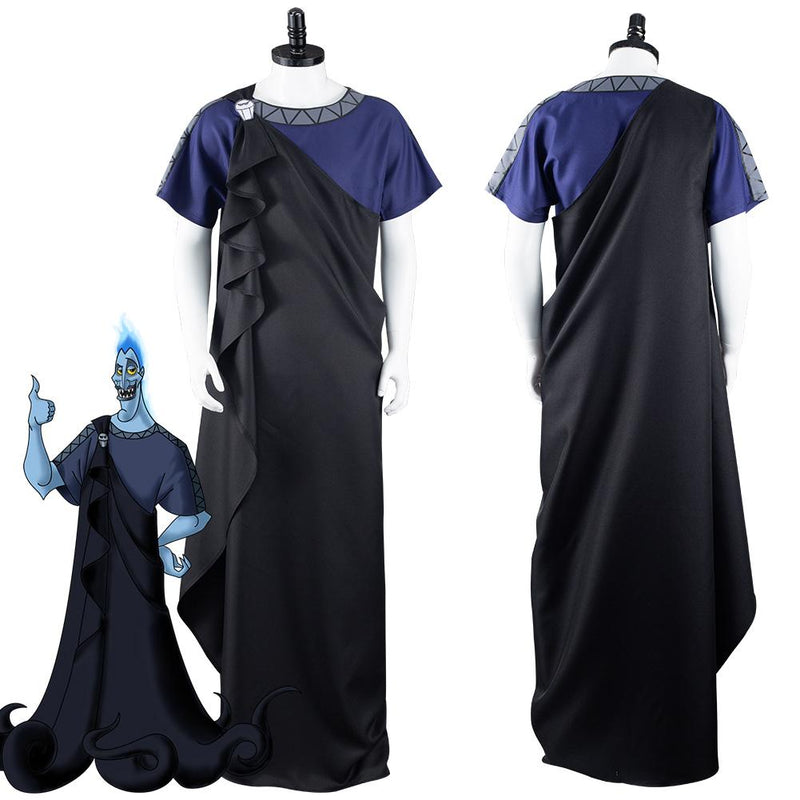 VeeGet Hercules-Hades Outfits Halloween Carnival Suit Cosplay Costume