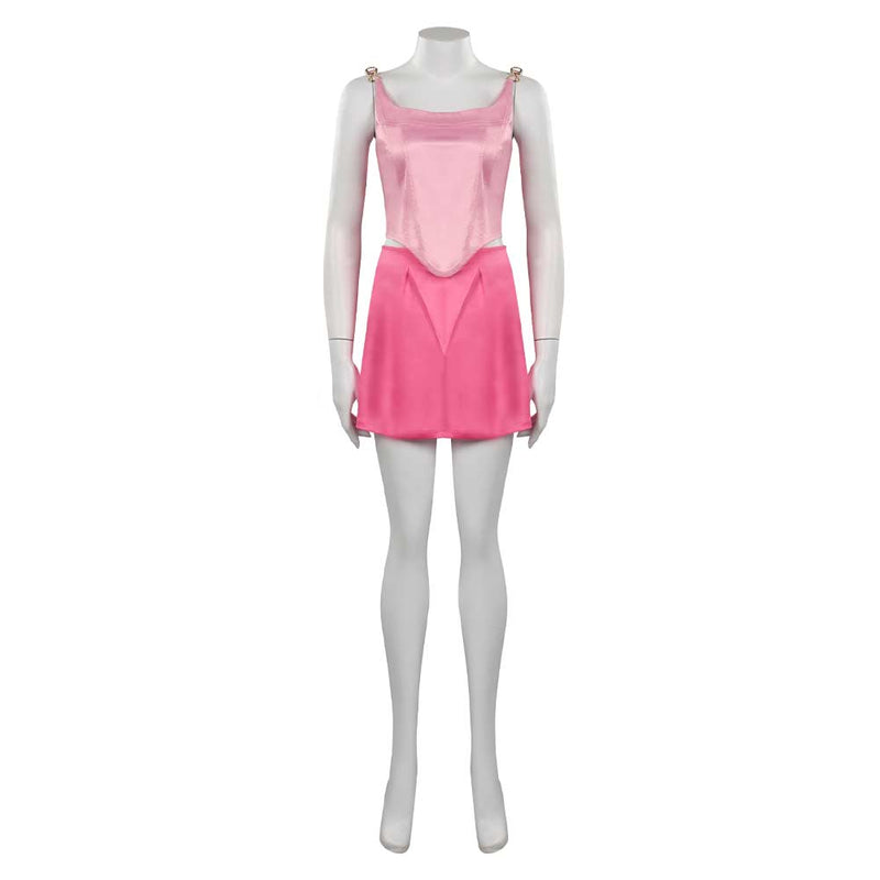 BarB Pink Style Movie Margot Robbie Slip Dress Outfits Halloween Carnival Cosplay Costume BarBStyle