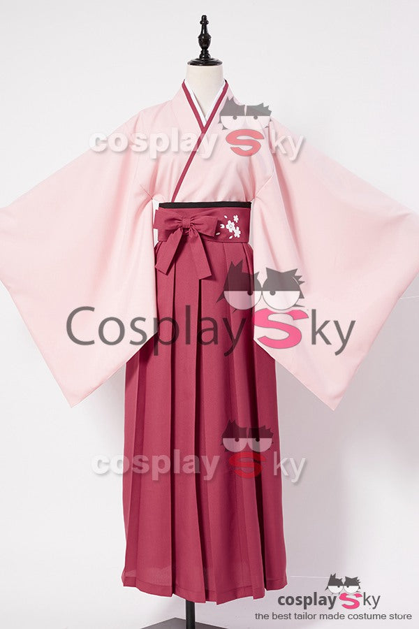 VeeGet Fate Grand Order Sakura Saber Kimono Cosplay Costume