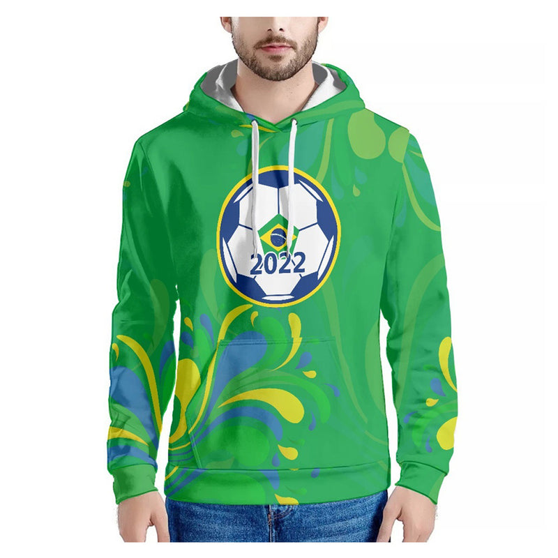 FIFA World Cup 2022 The Brazil Team Cosplay Hoodie 3D Printed Hooded Sweatshirt Men Women Casual Streetwear Pullover