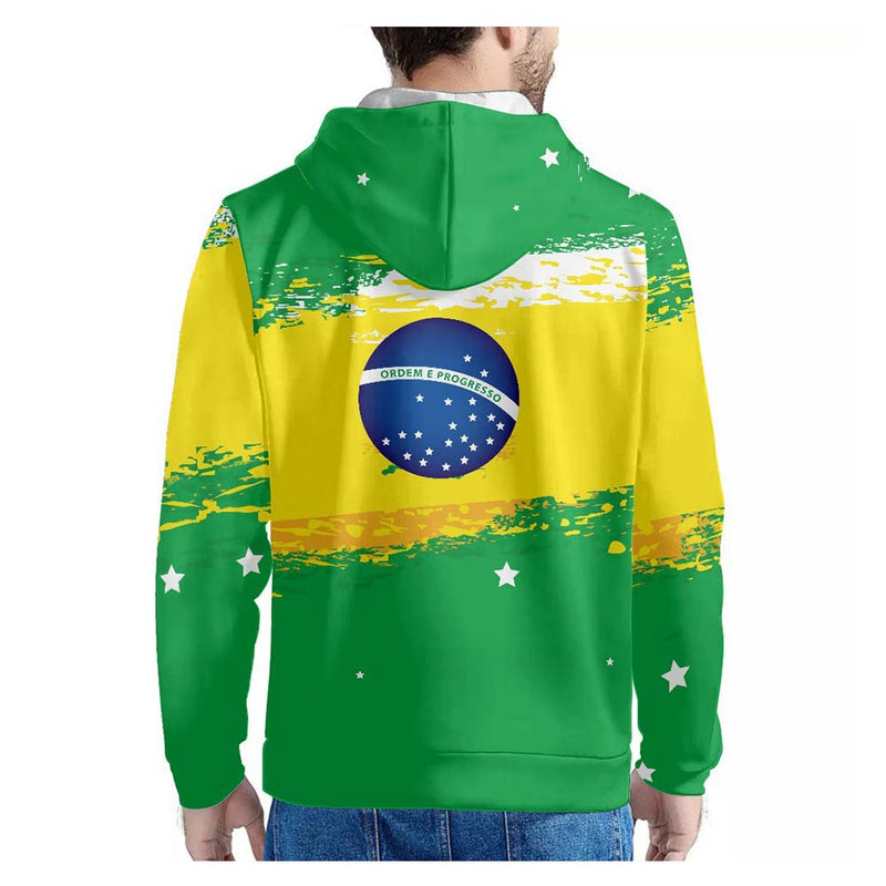 FIFA World Cup 2022 The Brazil Team Cosplay Hoodie 3D Printed Hooded Sweatshirt Men Women Casual Streetwear Pullover