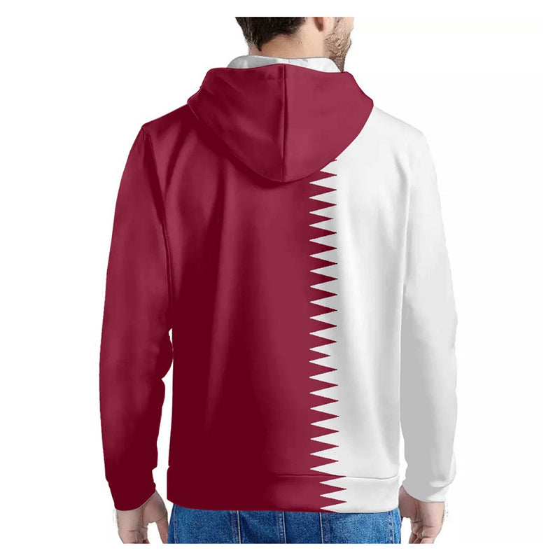 FIFA World Cup 2022 The Qatar Team Cosplay Hoodie 3D Printed Hooded Sweatshirt Men Women Casual Streetwear Pullover