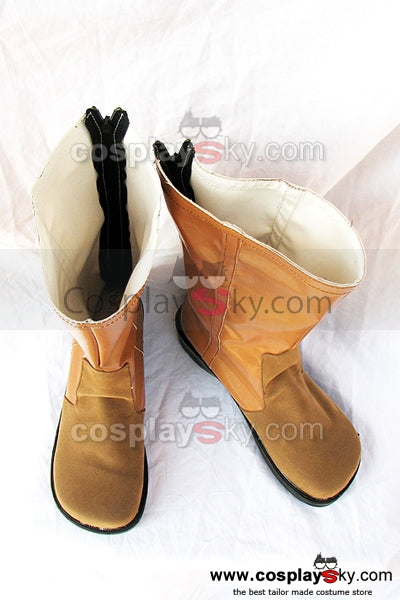 VeeGet VeeGet Final Fantasy 7 Aerith Cosplay Boots Brown