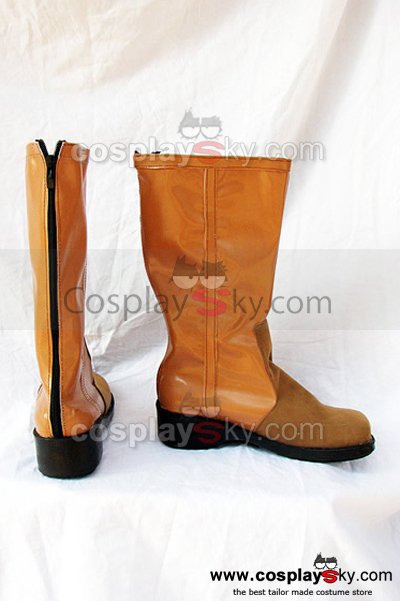 VeeGet VeeGet Final Fantasy 7 Aerith Cosplay Boots Brown