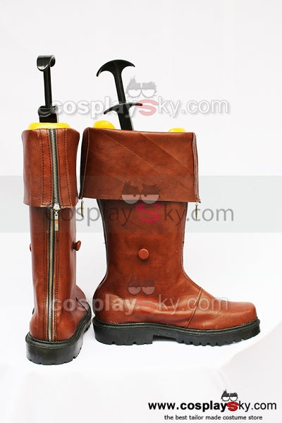 VeeGet VeeGet Final Fantasy 7 Cloud Cosplay Boots Brown