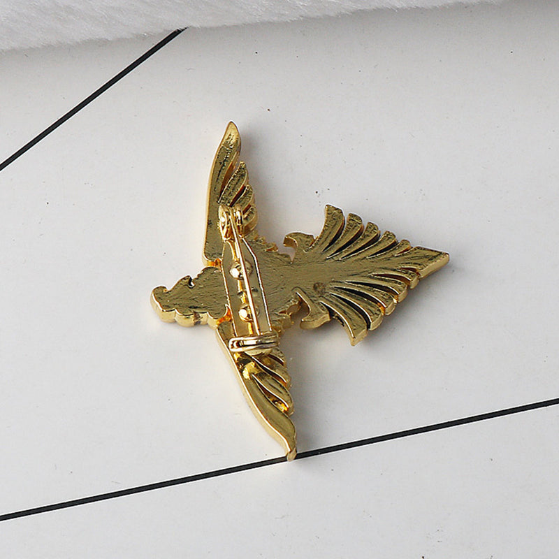 Final Fantasy Brooch Suzaku flag metal Pin Totem Brooch Video Game Fan Collectable Badge