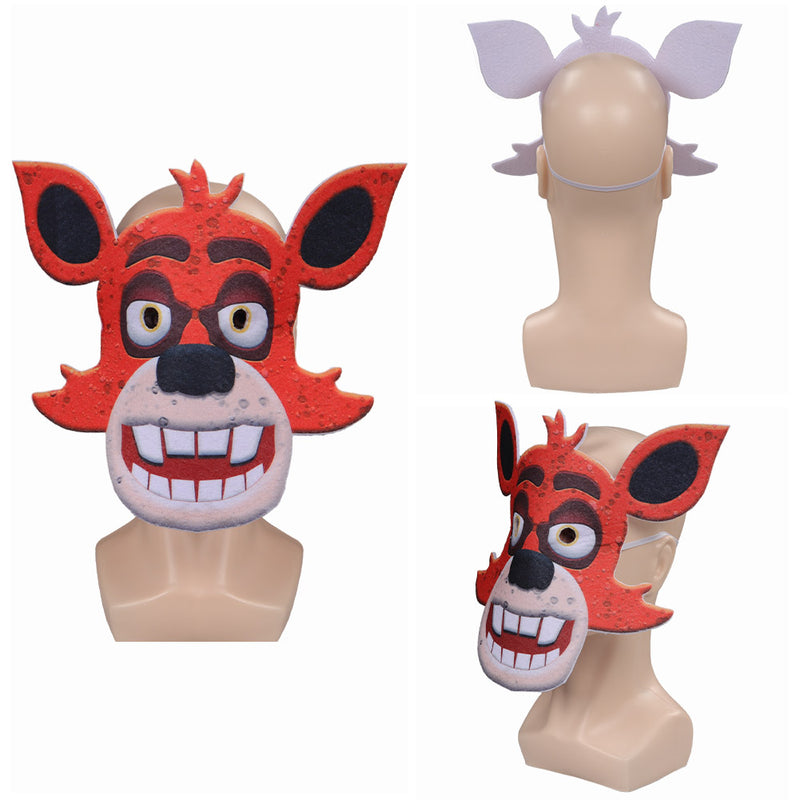 Five Nights at Freddy's FNAF Cosplay Latex Masks Helmet Masquerade Halloween Party Costume Props Felt cloth mask Foxy