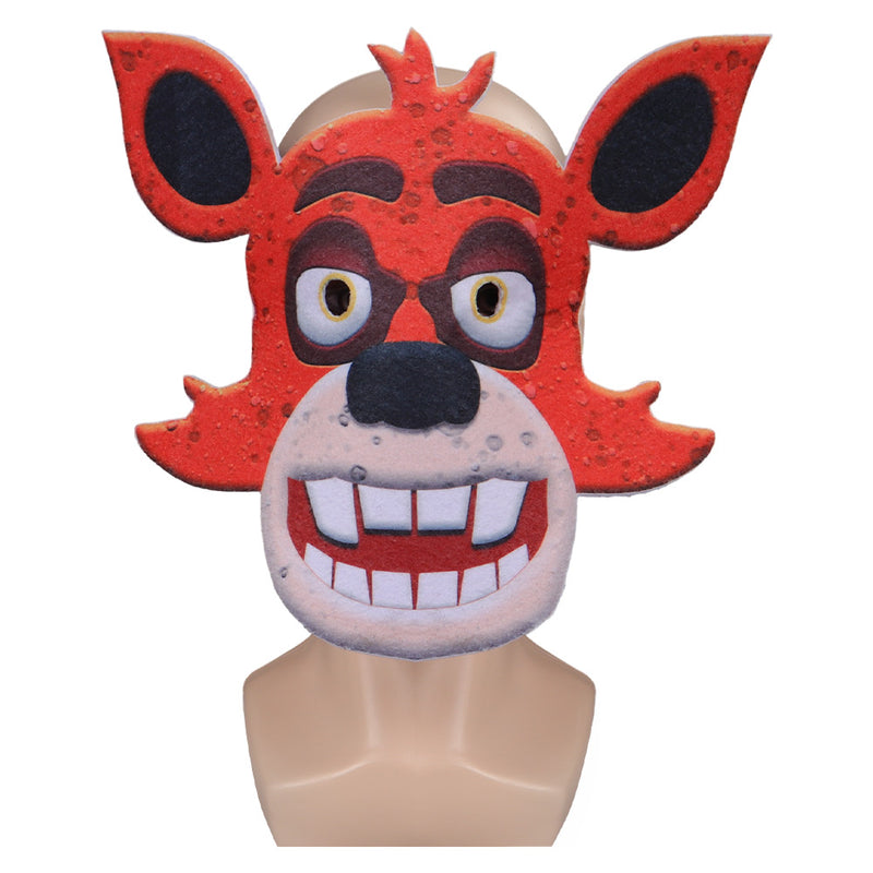 Five Nights at Freddy's FNAF Cosplay Latex Masks Helmet Masquerade Halloween Party Costume Props Felt cloth mask Foxy