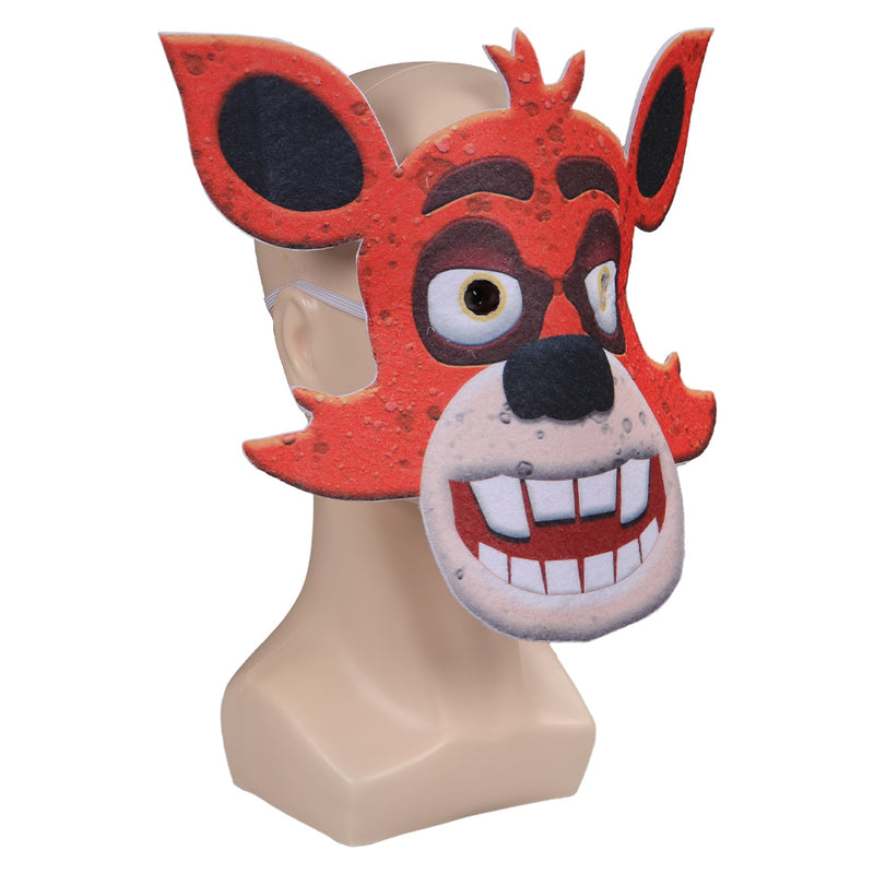 Five Nights at Freddy's FNAF Cosplay Latex Masks Helmet Masquerade Halloween Party Costume Props Felt cloth mask Foxy