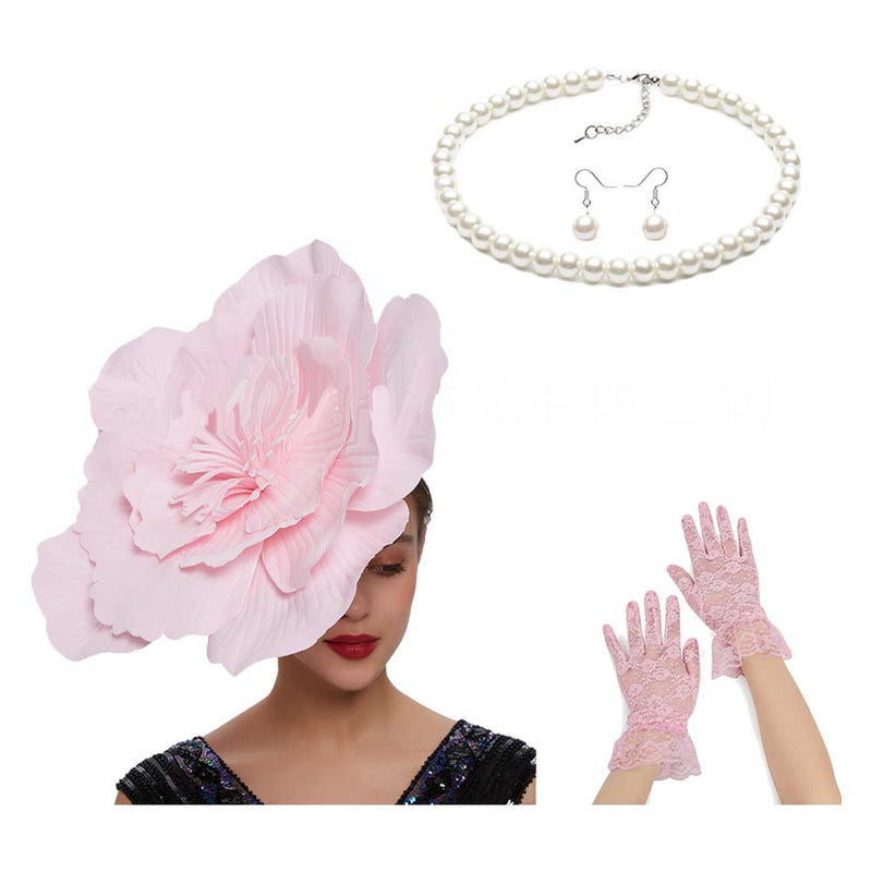 Flower Bride Ball Photography Big Flower Hair Hoops Hair Accessories