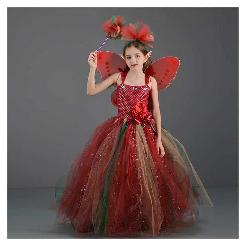 Forest Fairy Cosplay Costume Outfits Halloween Carnival Suit