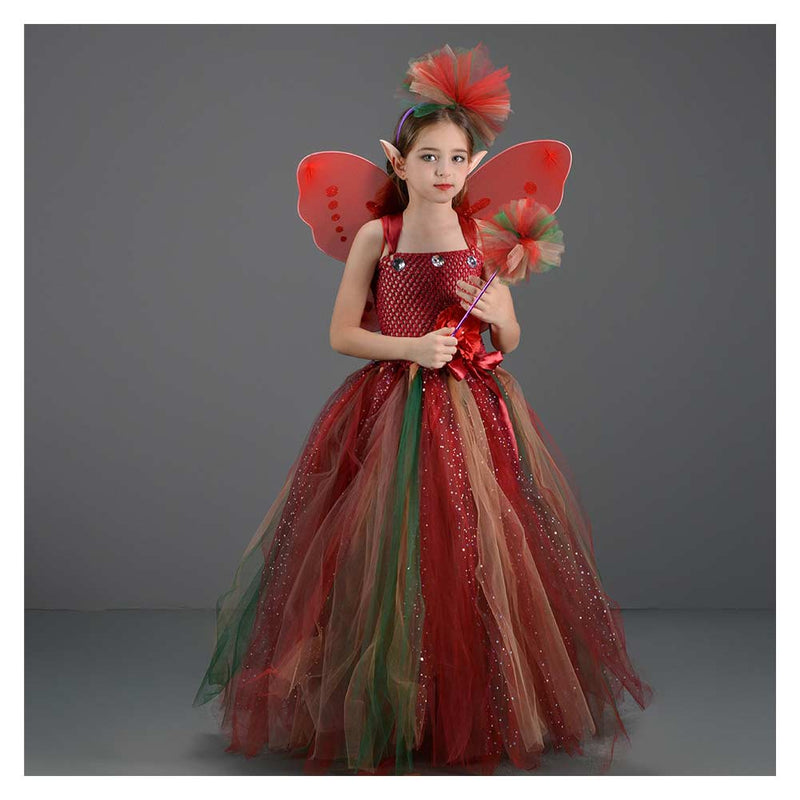 Forest Fairy Cosplay Costume Outfits Halloween Carnival Suit