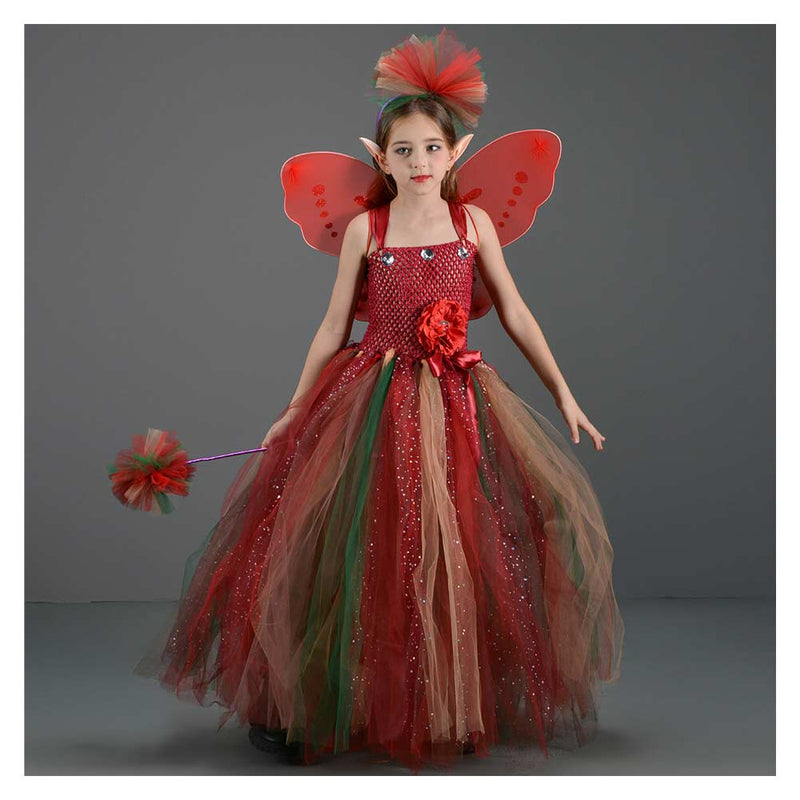 Forest Fairy Cosplay Costume Outfits Halloween Carnival Suit