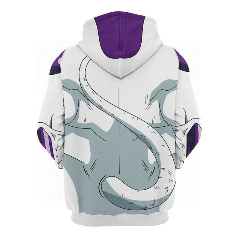 Frieza Cosplay Hoodie 3D Printed Hooded Sweatshirt Men Women Casual Streetwear Pullover