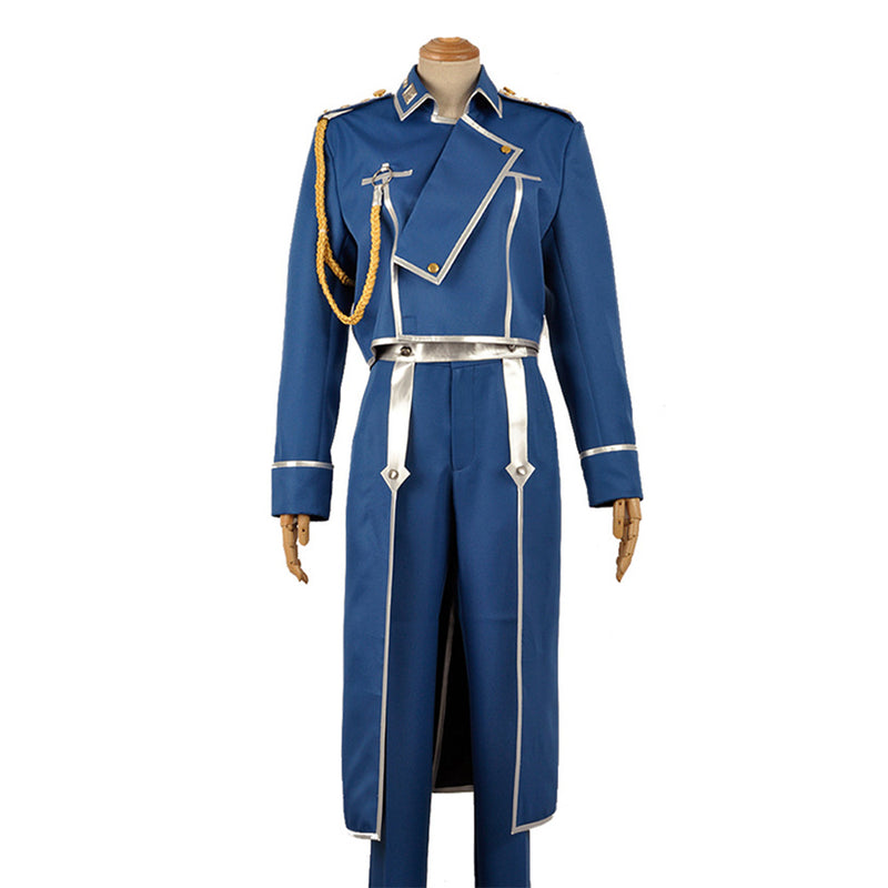 FULLMETAL ALCHEMIST Roy Mustang  Cosplay Costume Outfits Halloween Carnival Party Disguise Suit