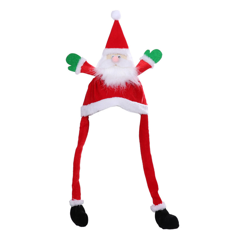 Funny santa hat Cap Christmas Cosplay Costume Accessories Outfits Halloween Carnival Suit