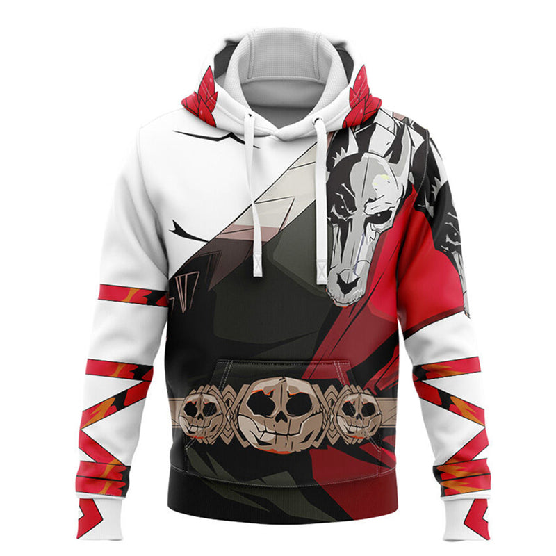 Game Hades Zagreus Cosplay Hoodie 3D Printed Hooded Sweatshirt Men Women Casual Streetwear Pullover