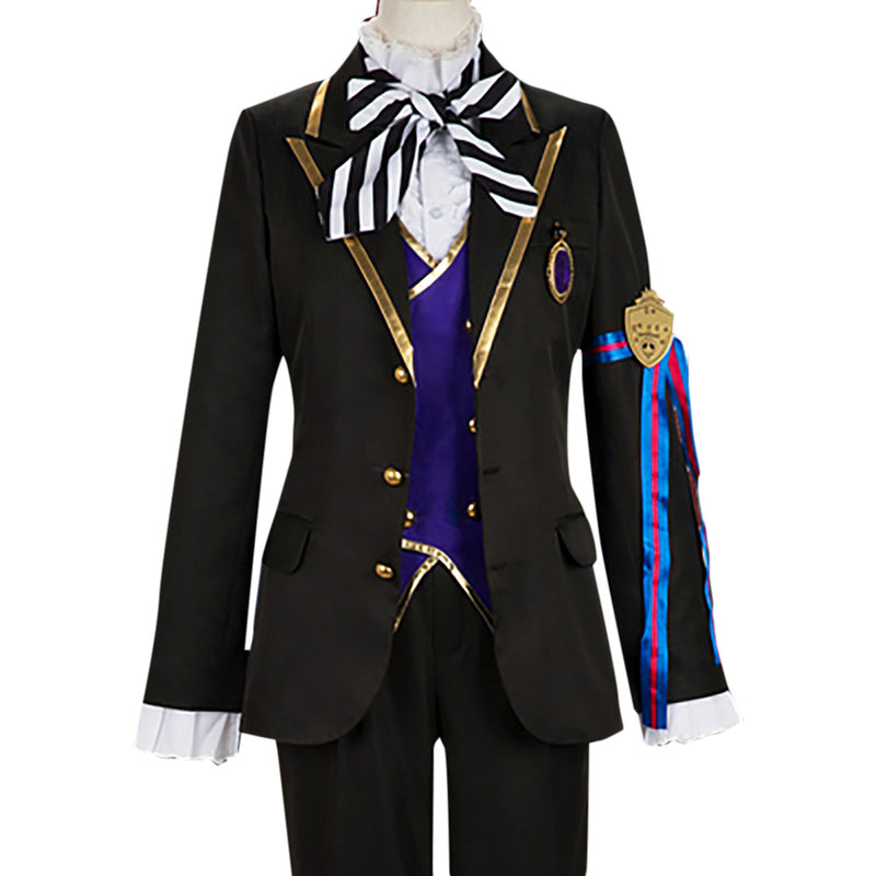 Game Twisted-Wonderland Pomefiore Epel Cosplay Costume White Coat Outfits Halloween Carnival Suit