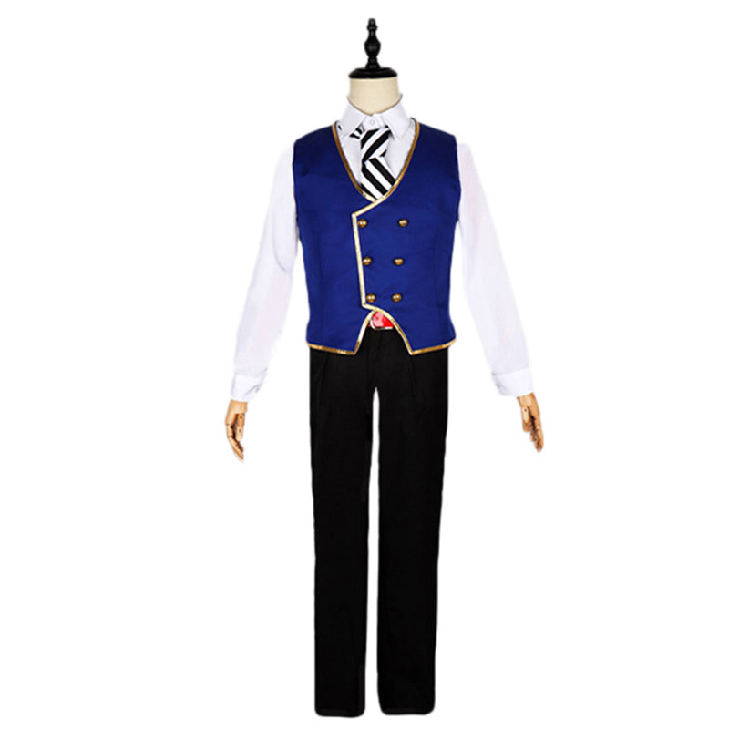 Game Twisted-Wonderland Pomefiore Epel Cosplay Costume White Coat Outfits Halloween Carnival Suit