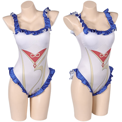 Genshin Impact Ganyu swimsuit Cosplay Costume Outfits Halloween Carnival Suit Genshin Impact Ganyu