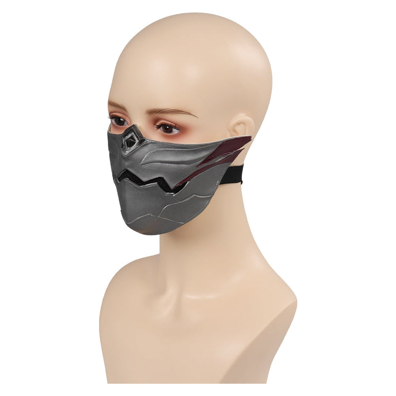VeeGet Genshin Impact Kuki Shinobu Cosplay Latex Masks Helmet Masquerade Halloween Party Costume Props