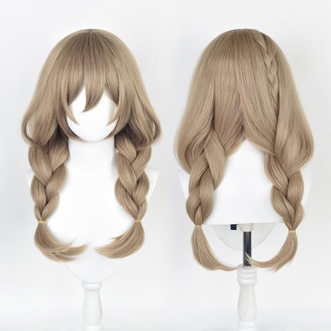 Genshin Impact Lisa Cosplay Wig Heat Resistant Synthetic Hair Carnival Halloween Party Props Genshin Impact Lisa Cosplay Wig Heat Resistant Synthetic Hair Carnival Halloween Party Props