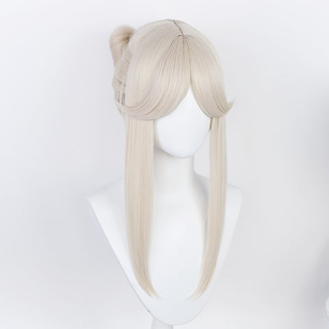 Genshin Impact NingguangCosplay Wig Heat Resistant Synthetic Hair Carnival Halloween Party Props