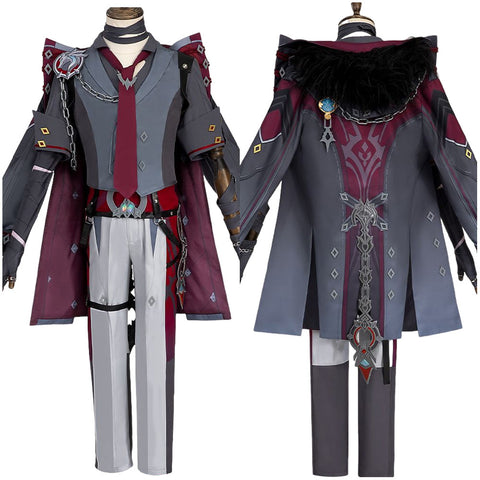 Genshin Impact Wriothesley Cosplay Costume Outfits Halloween Carnival Suit