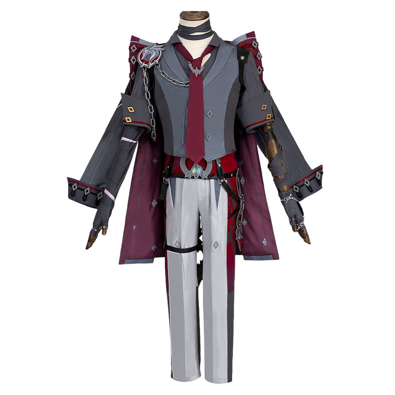 Genshin Impact Wriothesley Cosplay Costume Outfits Halloween Carnival Suit