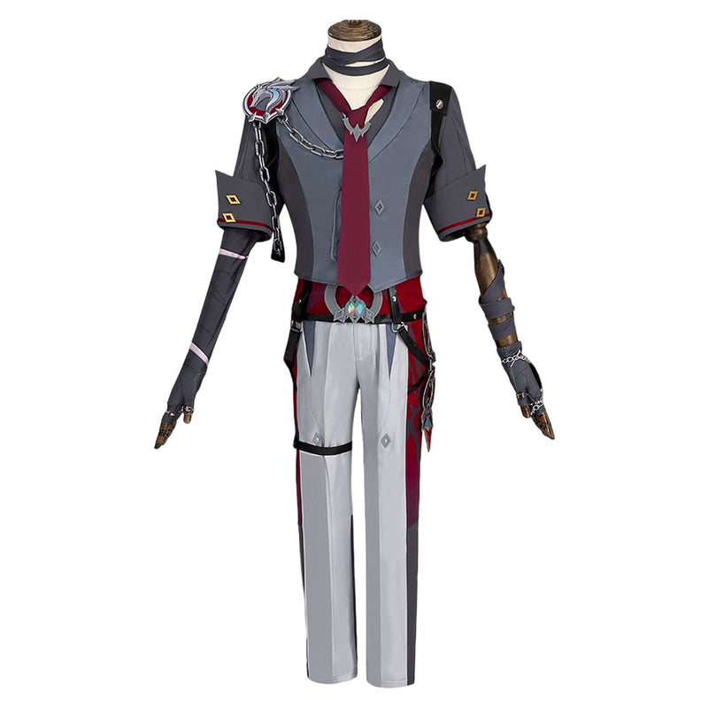 Genshin Impact Wriothesley Cosplay Costume Outfits Halloween Carnival Suit