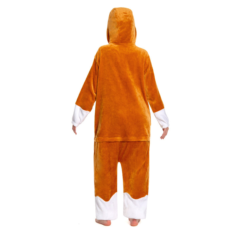 Gingerbread Man Autumn and winter Cosplay Costume Pajamas Outfits Halloween Carnival Party Suit