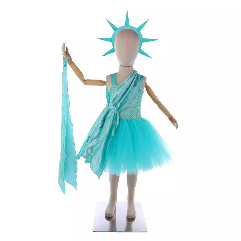 Goddess of Liberty Cosplay Costume Outfits Halloween Carnival Suit  ﻿