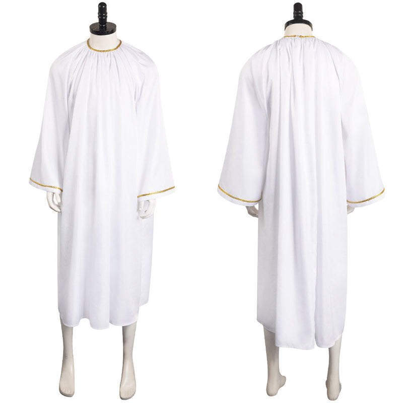 Good Omens Aziraphale Crowly Angel Robe Halloween Suit Cosplay Costume