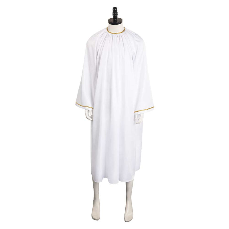 Good Omens Aziraphale Crowly Angel Robe Halloween Suit Cosplay Costume