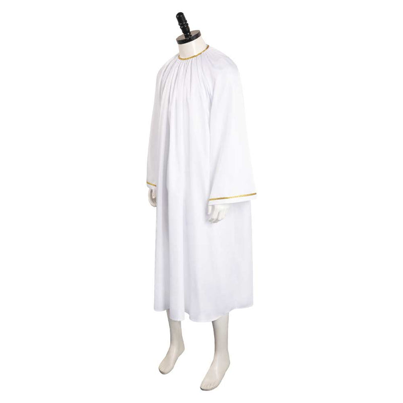 Good Omens Aziraphale Crowly Angel Robe Halloween Suit Cosplay Costume