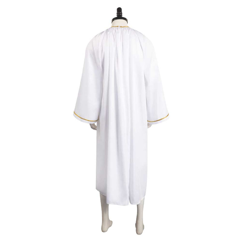 Good Omens Aziraphale Crowly Angel Robe Halloween Suit Cosplay Costume