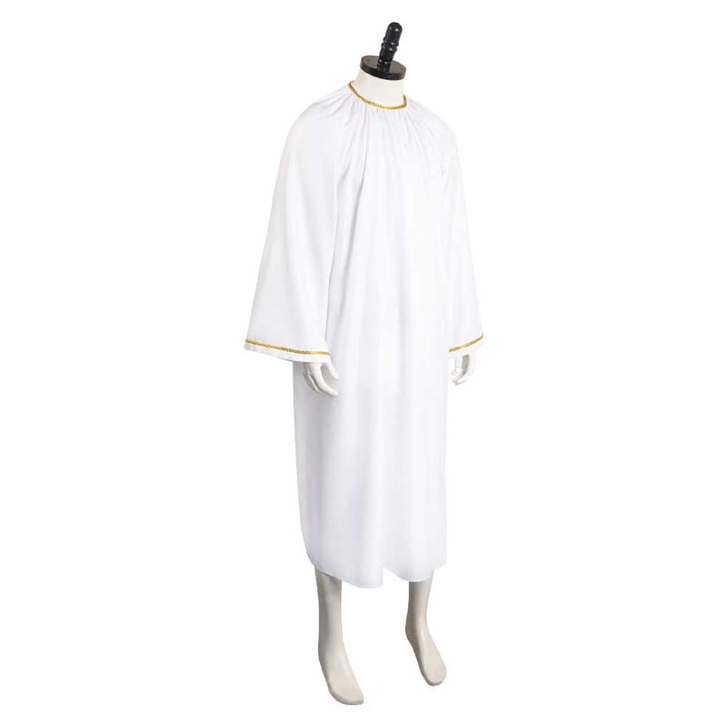 Good Omens Aziraphale Crowly Angel Robe Halloween Suit Cosplay Costume