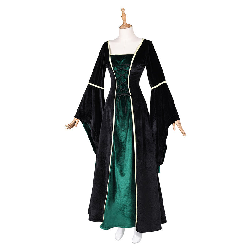 Gothic formal dress Medieval Clothing halloween costume Cosplay Costume Outfits Halloween Carnival Suit