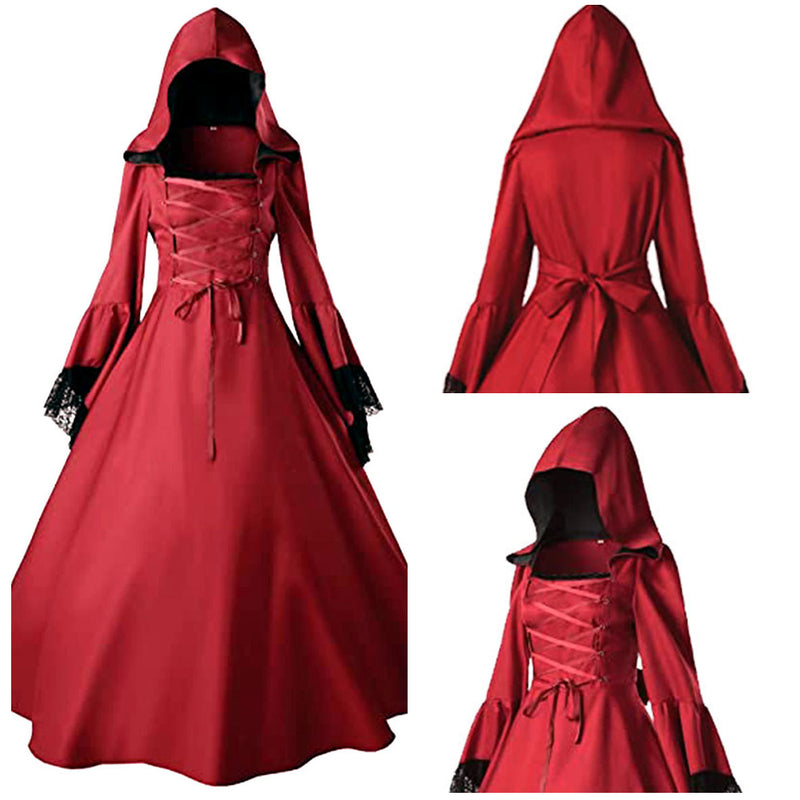 Gothic Renaissance Retro Cosplay Costume Dress Outfits Halloween Carnival Suit