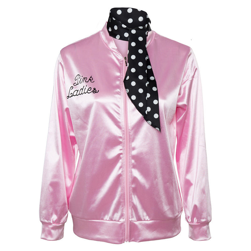 Grease pink ladies Cosplay Costume Outfits Halloween Carnival Suit